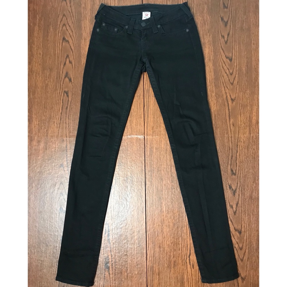 True Religion Black Stella Jeans Skinny Size 26